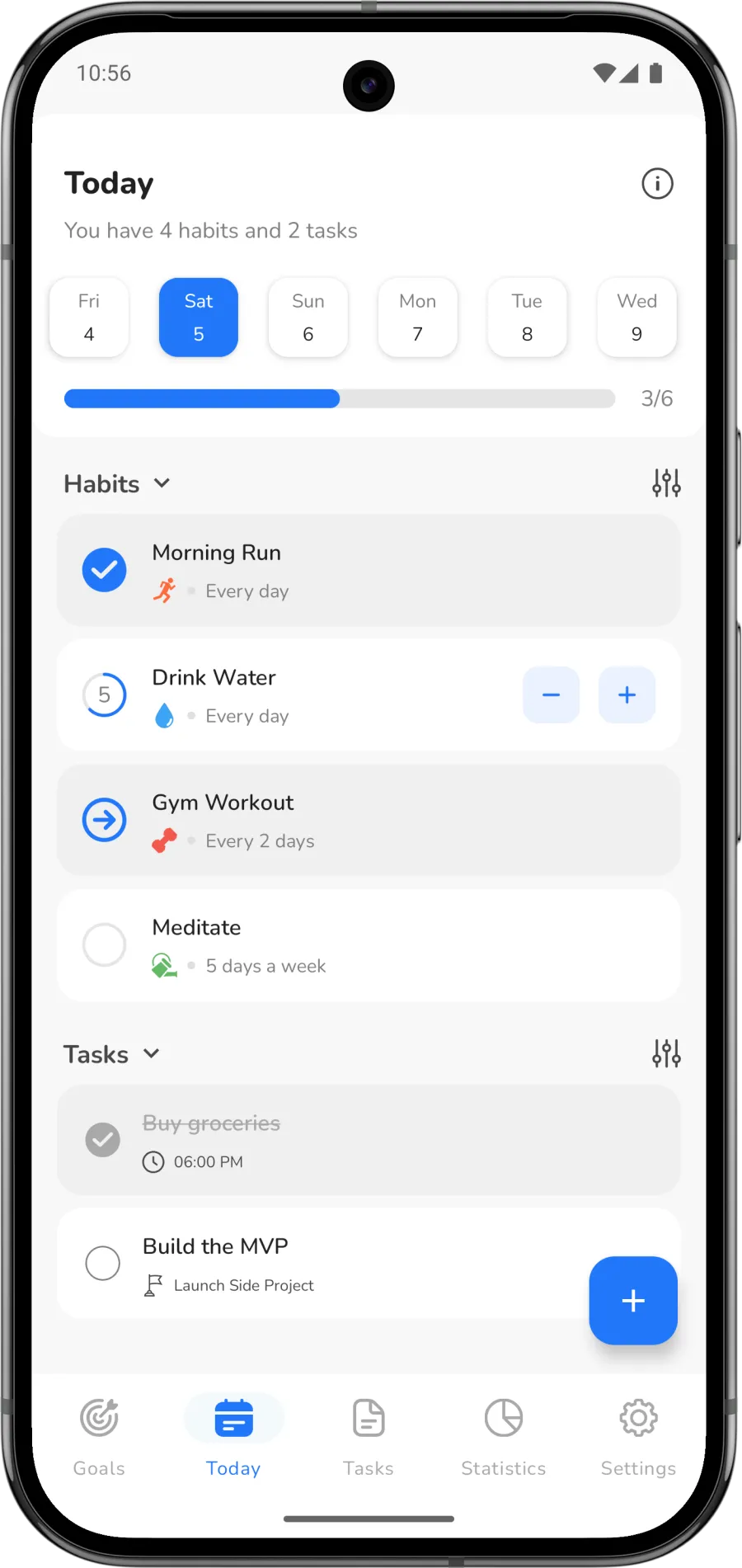 Today / to-do list